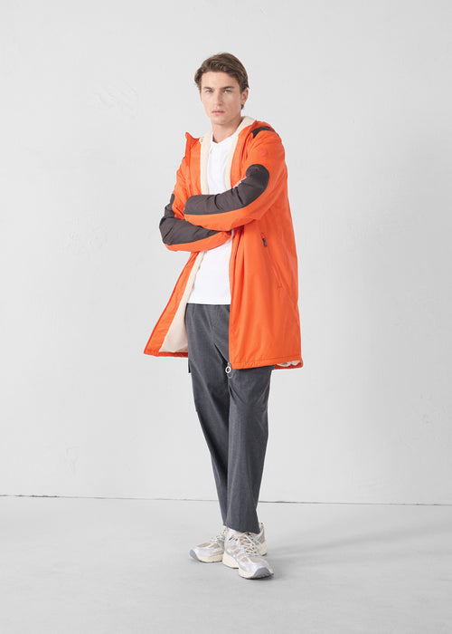 Raincoat Long Fire red Hallin Sherpa - JOTT UK - 2