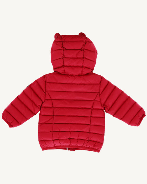 Red Hooded Down Jacket baby Mael - JOTT UK - 3