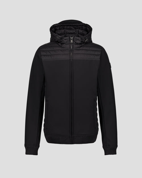 Black Paco 2.0 bi-fabric softshell jacket - JOTT UK - 2