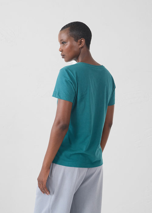 T-shirt col V Dark marsh Sofy - JOTT UK - 3