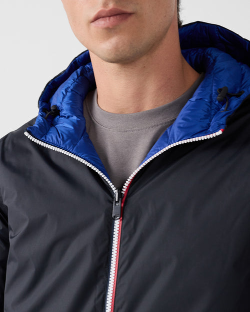 Reversible jacket Black/cobalt blue Brummen - JOTT UK - 4