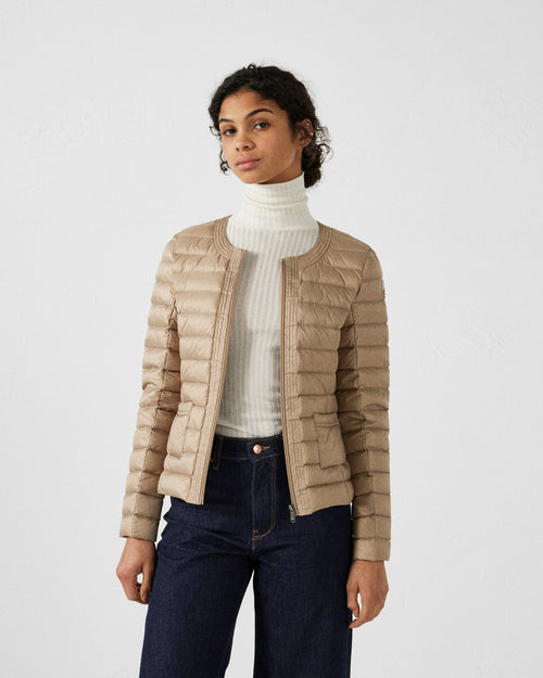 Lightweight down jacket Beige Douda - JOTT UK - 3