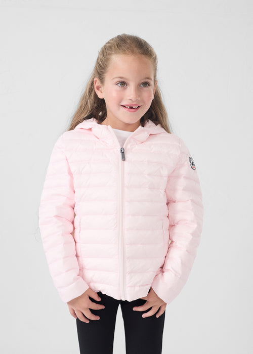 Lightweight hooded  jacket Petal pink Carla - JOTT UK - 3