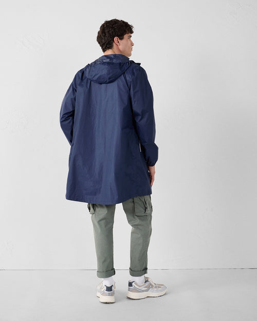 Raincoat packable long Navy Skye - JOTT UK - 3