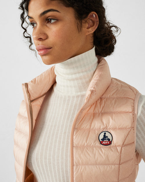 Light sleeveless down jacket Peach skin Seda - JOTT UK - 5