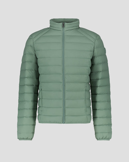 Mineral green Aragon lightweight stretch puffer jacket - JOTT UK - 2