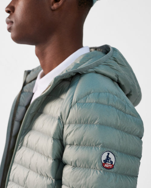 Mineral green Lightweight down jacket Nico - JOTT UK - 5