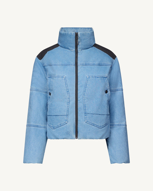 Aero WNM JOTT x DENHAM puffer-style denim down jacket - JOTT UK - 2