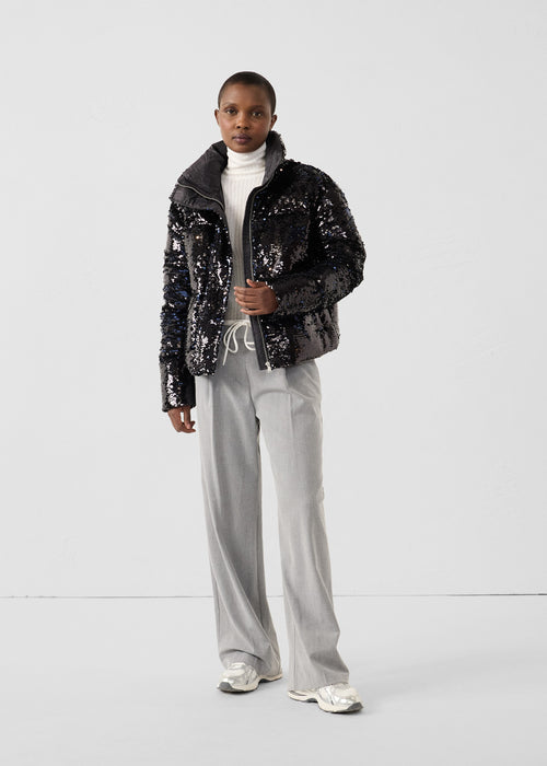 Sequin jacket Black/Navy Isadora - JOTT UK - 3