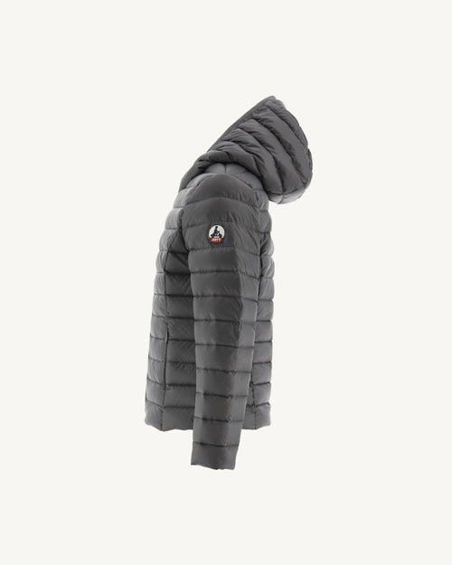 Anthracite Hooded down jacket Carla - JOTT UK - 5