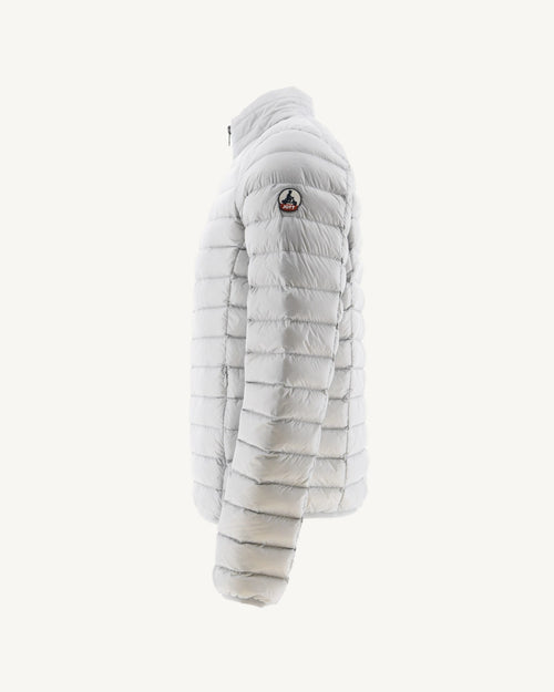 Soft grey Lightweight down jacket Mat