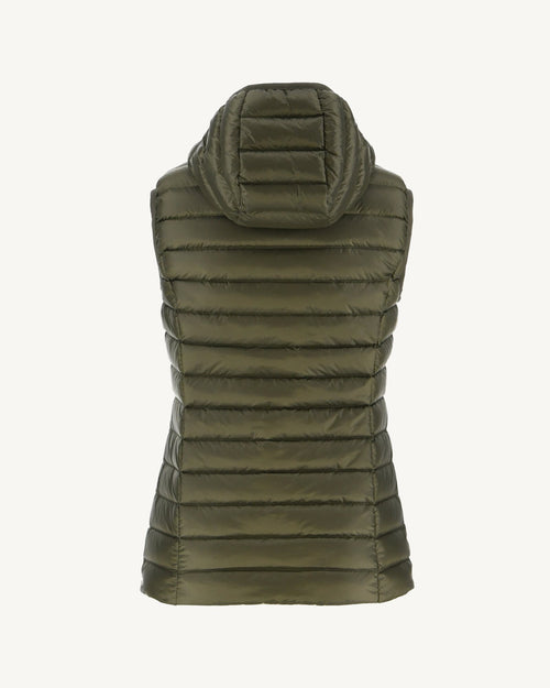 Light sleeveless down jacket Army Mali