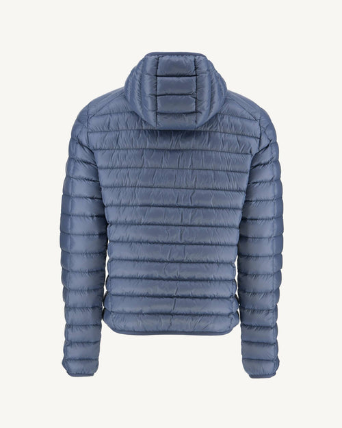 Washed Blue Lightweight down jacket Nico