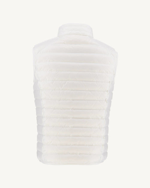 White Sleeveless down jacket Tom