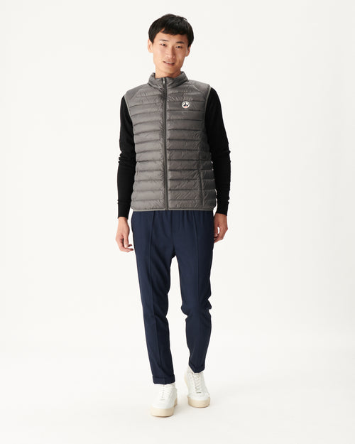 Anthracite Sleeveless down jacket Tom