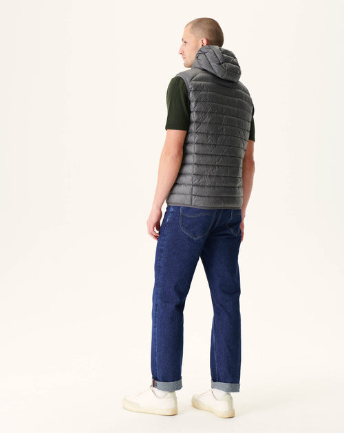 Anthracite Hooded sleeveless down jacket Pat - JOTT UK - 4