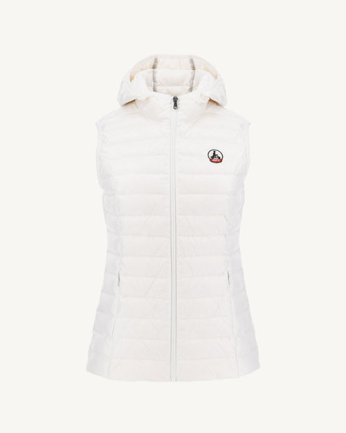 Light sleeveless down jacket White Mali - JOTT UK - 4