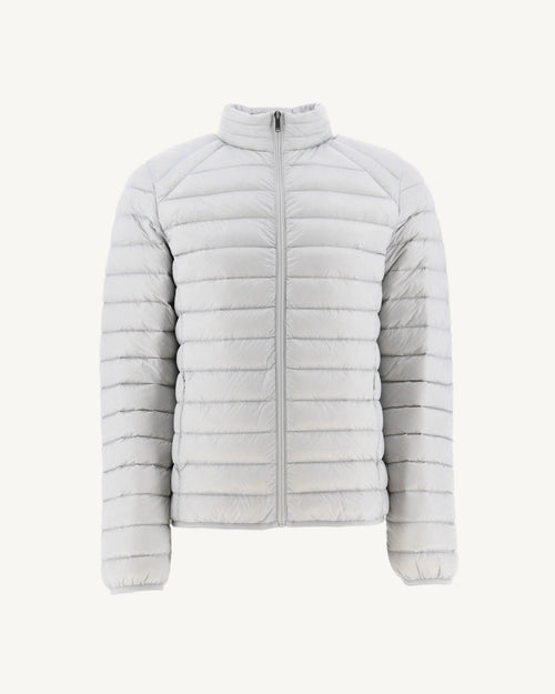 Soft grey Lightweight down jacket Mat