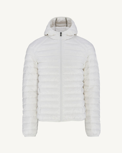 White Lightweight down jacket Nico