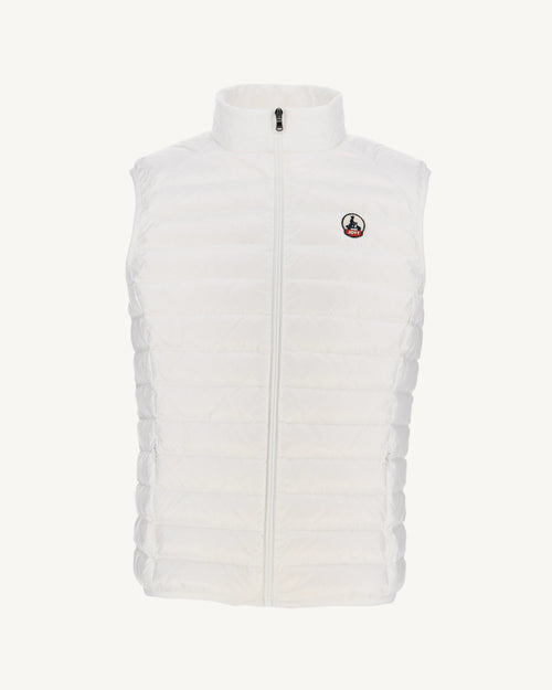 White Sleeveless down jacket Tom