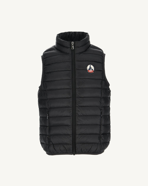 Black Sleeveless Down Jacket Zoe