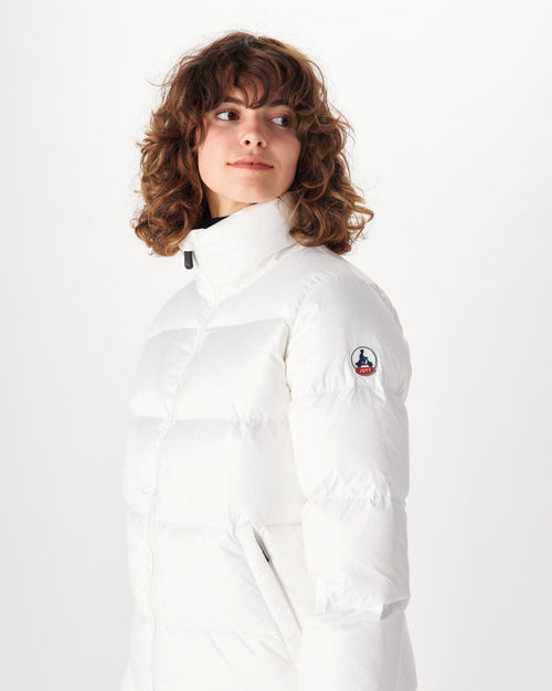 Quilted down jacket White Cardiff - JOTT UK - 3