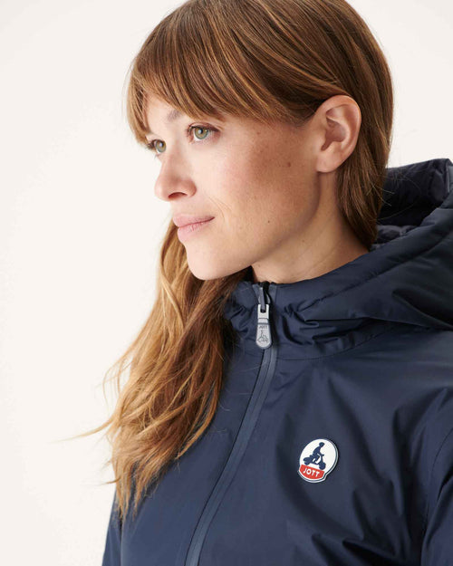 Reversible Down Jacket Navy Vienne - JOTT UK - 3