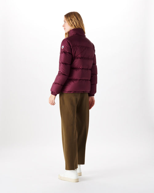 Quilted down jacket Aubergine Cardiff - JOTT UK - 4