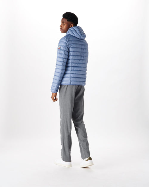 Washed Blue Lightweight down jacket Nico - JOTT UK - 4