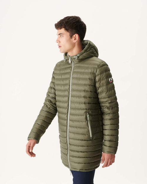 Sage Green/Army Reversible light puffer jacket Amsterdam - JOTT UK - 5