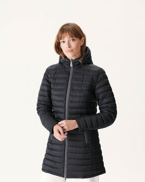 Reversible light down jacket Black Moscou - JOTT UK - 5