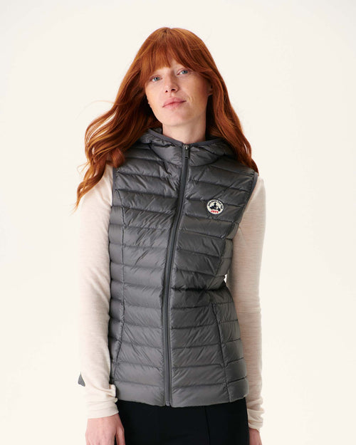 Light sleeveless down jacket Anthracite Mali - JOTT UK - 2