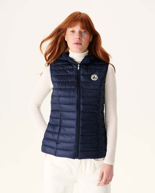 Light sleeveless down jacket Navy Mali - JOTT UK - 2
