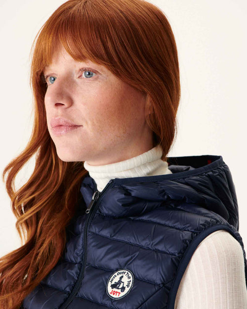 Light sleeveless down jacket Navy Mali - JOTT UK - 3