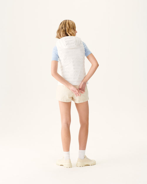 Light sleeveless down jacket White Mali - JOTT UK - 5